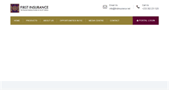 Desktop Screenshot of firstinsurance.net